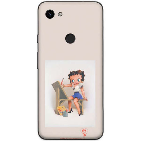 Betty Boop The Artist Google Pixel 3a XL Skin
